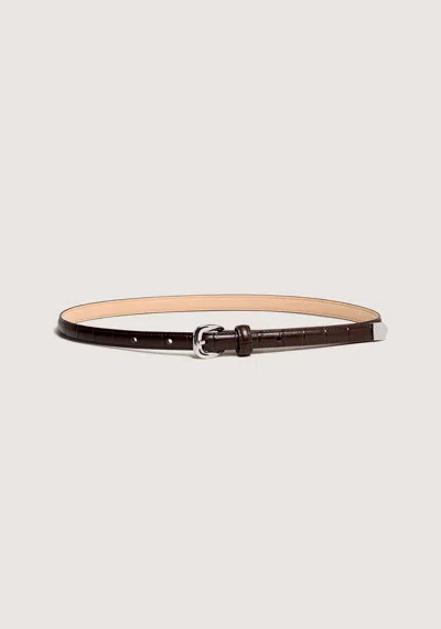 Viktoria & Woods Coco Nappa Belt In Brown