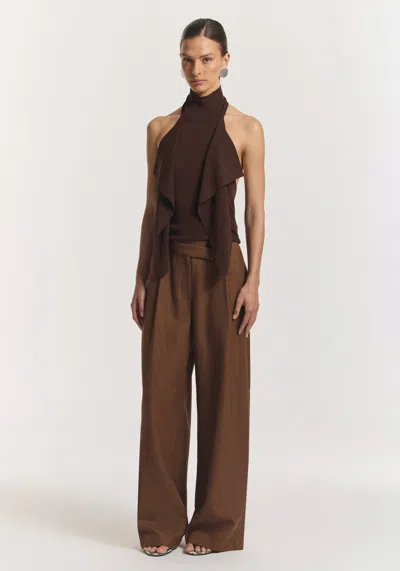 Viktoria & Woods Columbus Trouser In Cinnamon