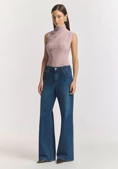 Viktoria & Woods Cosmo Top In Salt Lake Pink