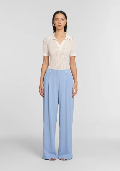 Viktoria & Woods Draper Trouser In Blue