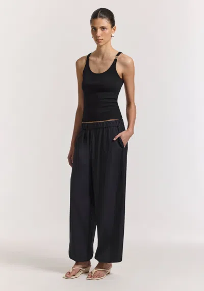 Viktoria & Woods Duetto Cotton Pant In Black
