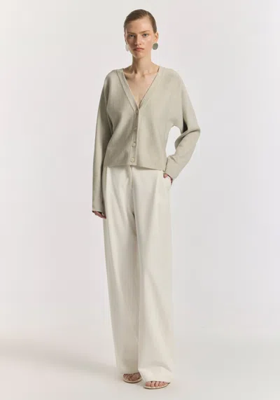 Viktoria & Woods Edinburgh Cardigan In Ecru