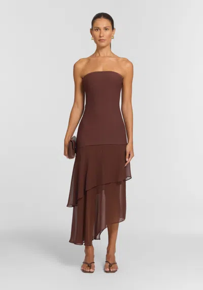 Viktoria & Woods Endearing Dress In Brown