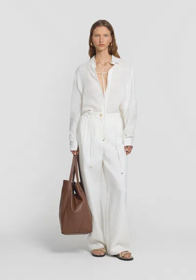 Viktoria & Woods Evans Pant In White
