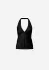 Viktoria & Woods Evian Halter Top In Black