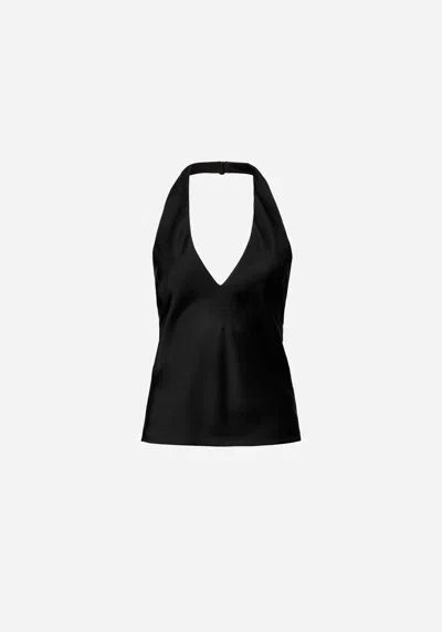 Viktoria & Woods Evian Halter Top In Black