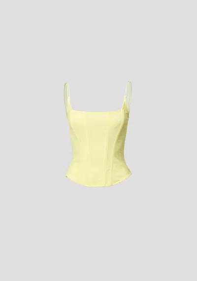 Viktoria & Woods Fantasy Bustier In Yellow