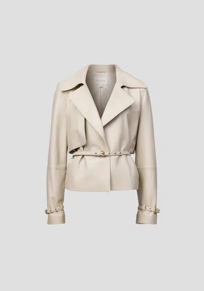Viktoria & Woods Gamble Crop Leather Trench