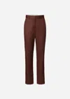 Viktoria & Woods Garrett Trouser In Garnet