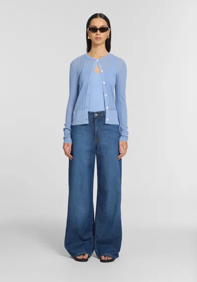 Viktoria & Woods Hailstorm Cardigan In Blue