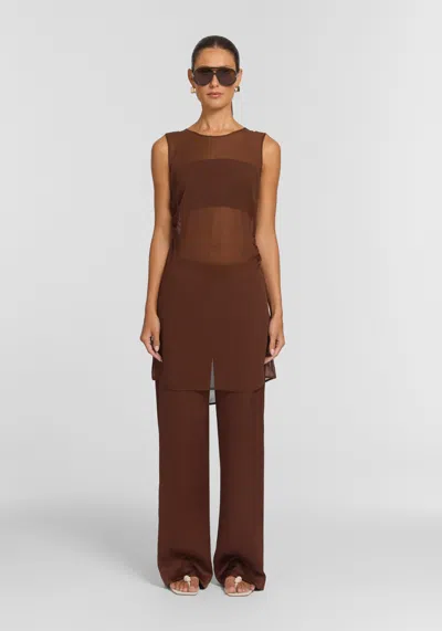 Viktoria & Woods Halcyon Tunic In Brown