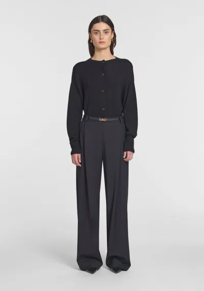 Viktoria & Woods Hart Merino Cardigan In Black