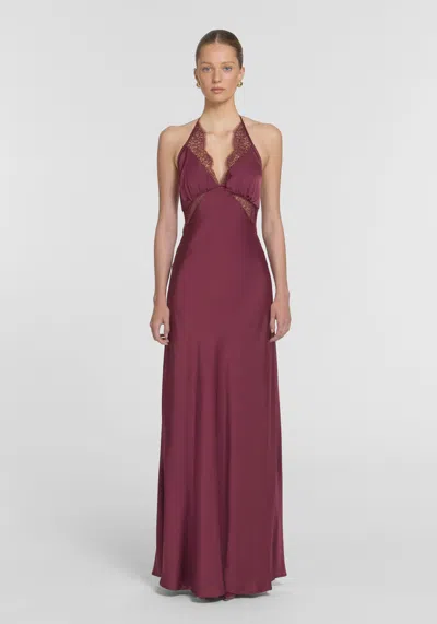 Viktoria & Woods Heritage Dress In Burgundy