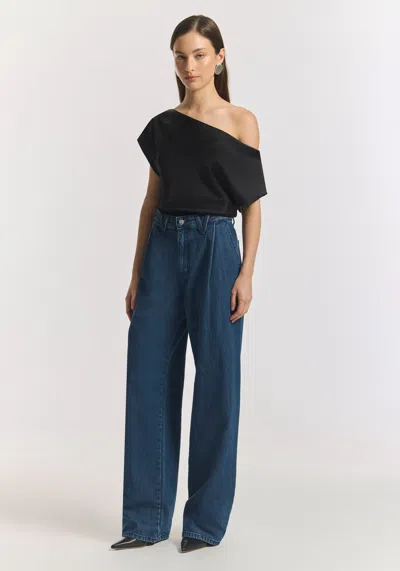 Viktoria & Woods Idol Relaxed Straight Jean In Blue