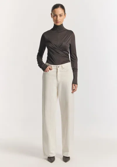 Viktoria & Woods Iridescent Top In Brown