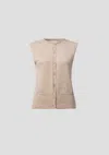 Viktoria & Woods Julian Vest In Frappe Marl