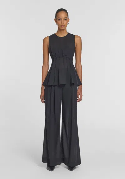 Viktoria & Woods Laureate Wool Top In Black