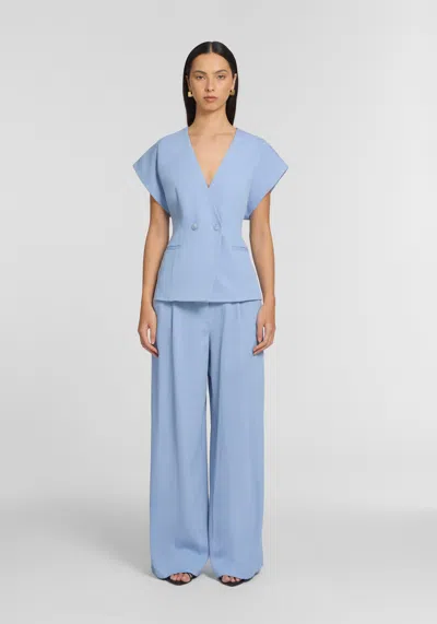 Viktoria & Woods Ludlow Vest In Blue