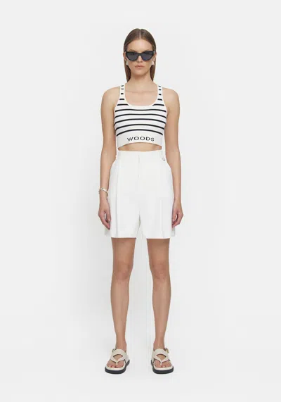 Viktoria & Woods Lyra Crop In White