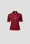Viktoria & Woods Masquerade Polo In Red