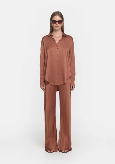 Viktoria & Woods Memorial Shirt In Brown