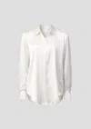 Viktoria & Woods Memorial Silk Shirt In Pearl