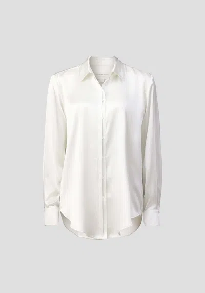 Viktoria & Woods Memorial Silk Shirt In Pearl