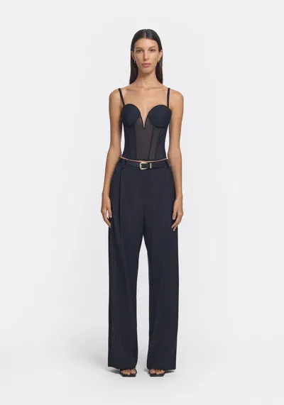 Viktoria & Woods Narcissist Bustier In Blue