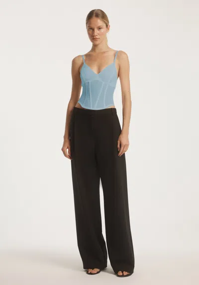 Viktoria & Woods Omega Bustier In Blue