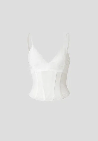 Viktoria & Woods Omega Bustier In White