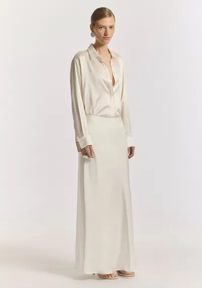 Viktoria & Woods Othello Long Skirt In Ivory