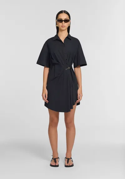 Viktoria & Woods Peaches Shirt Dress In Blue