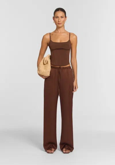 Viktoria & Woods Rocky Pant In Brown