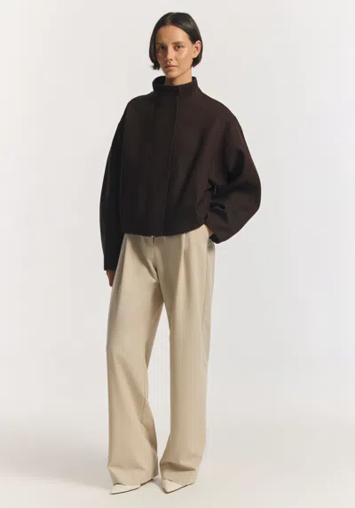 Viktoria & Woods Salvation Wool Bomber In Brown