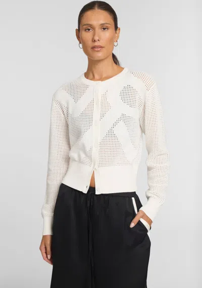 Viktoria & Woods Shadowdance Cardigan In White