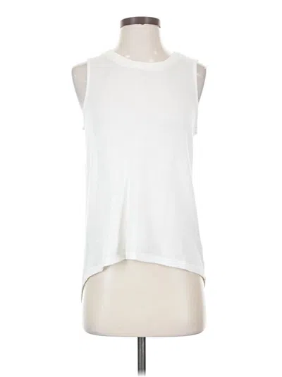 Pre-owned Viktoria & Woods Sleeveless Top White Halter Neckline Tops