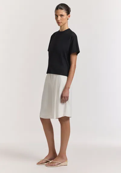 Viktoria & Woods Stereo Ponte Tee In Black