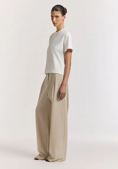 Viktoria & Woods Stereo Ponte Tee In White