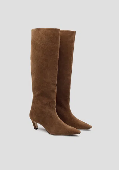 Viktoria & Woods Sylvester Suede Boot In Brown