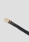 Viktoria & Woods Tommy Braided Belt In Black