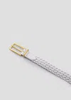Viktoria & Woods Tommy Braided Belt In White