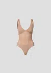 Viktoria & Woods V&w Foundation Bodysuit In Brown
