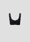 Viktoria & Woods V&w Foundation Crop Bra In Black