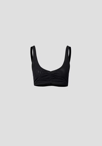 Viktoria & Woods V&w Foundation Crop Bra In Black