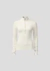 Viktoria & Woods V&w Rib Turtleneck In Ivory