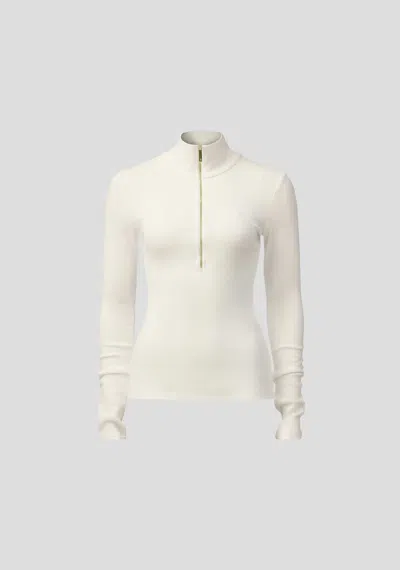 Viktoria & Woods V&w Rib Turtleneck In Ivory