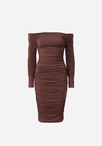 Viktoria & Woods Velodrome Dress In Garnet