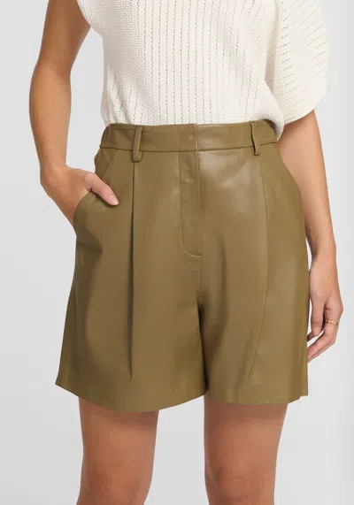 Viktoria & Woods Vulture Leather Short In Green