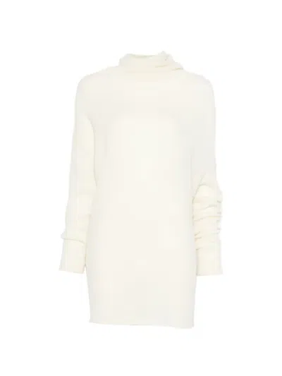 Viktoria Chan Juliet Skewed Sweater In White