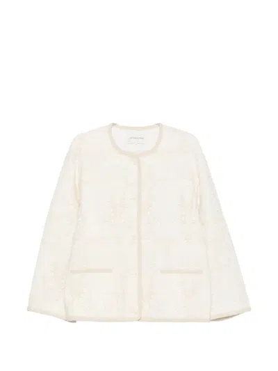 Viktoria Chan Lace-embroidered Jacket In White
